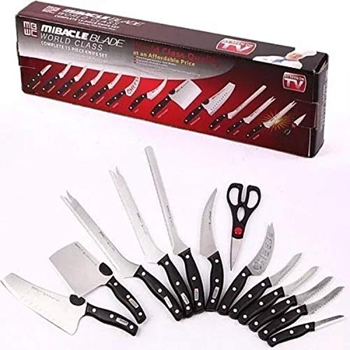 Professional Chef Knife Set - 13-Piece Stainless Steel Kitchen Cutlery Collection
