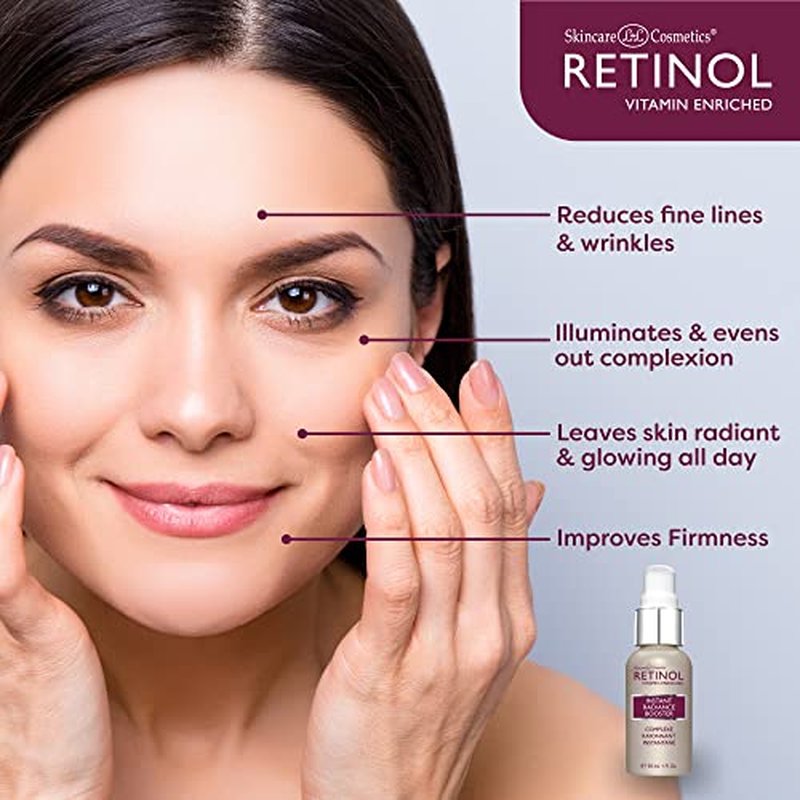 LIVAURA Retinol Instant Radiance Booster ? The Original Retinol Glow Primer ? A Burst of Anti-Aging Hydration Adds Luminosity & Skin-Smoothing Benefits of Vitamin A ? Peptides Improve Firmness & Tone