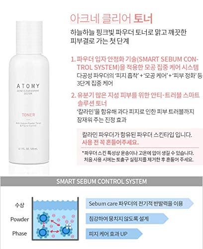 Acne Clear Skin Care System - Pore Cleanser, Toner, Spot & Serum for Acne Prone Skin