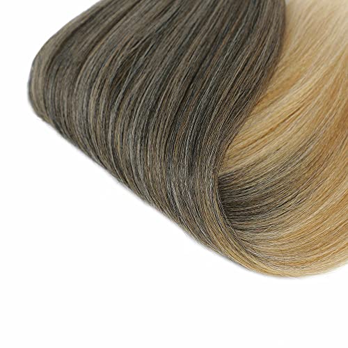 MIYPMUNS 36 Inch Pre Stretched Ombre Braiding Hair Extensions 8 Packs Brown Blonde Synthetic Fiber for Women