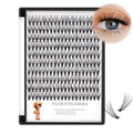 BODERMINCER 20D 8-20mm To Choose 8-10-12-14mm MIX/14-16-18-20mm Mixed Individual Cluster Eyelashes False Eyelash Extensions Individual Eyelash Bunche DIY at Home (20D-16mm)