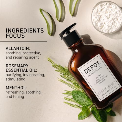 Men's Sebum Control Shampoo with Botanical Extracts - 8.4 Fl Oz