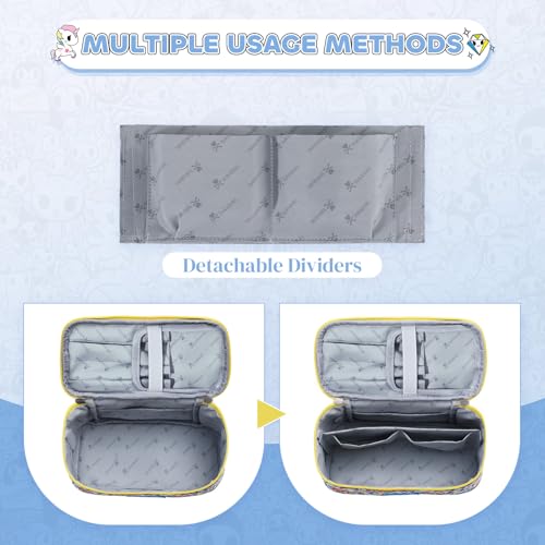 Tokidoki Official Licensed Travel Makeup Bags Toiletry Bags for Women Cosmetic Organizer Bag Large Capacity Travel Makeup Case Organizer