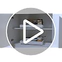 White 4 Pack Pull Out Cabinet Organizers Adjustable Width 12.4-20.27 inches
