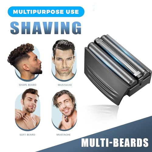 Black Replacement Foil Heads for Remington Shavers - TGSBHIO Compatible
