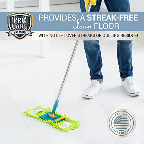 ProCare Citrus Floor Cleaner Concentrate 128 Fl Oz - Streak-Free Multi-Surface Cleaner