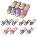 10 Pairs Washable House Slippers for Guests,Disposable Slippers for Guests,Breathable Open Toe Indoor Slipper,Spa Slipper for Guests,Home,Bedroom,Hotel,Travel,Unisex Universal Size(6 Large Size+4
