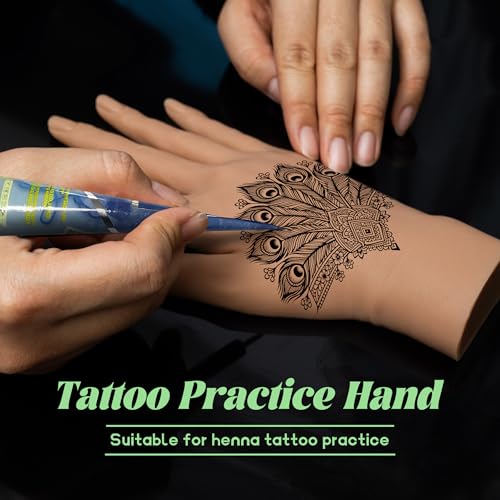 Silicone Practice Hand for Tattooing and Art, Realistic Skin Texture