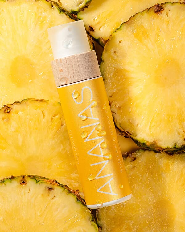 CocoSOLIS Ananas Tanning Bed Lotion Accelerator 3.72 fl oz Organic w Vitamin E & Pineapple Scent