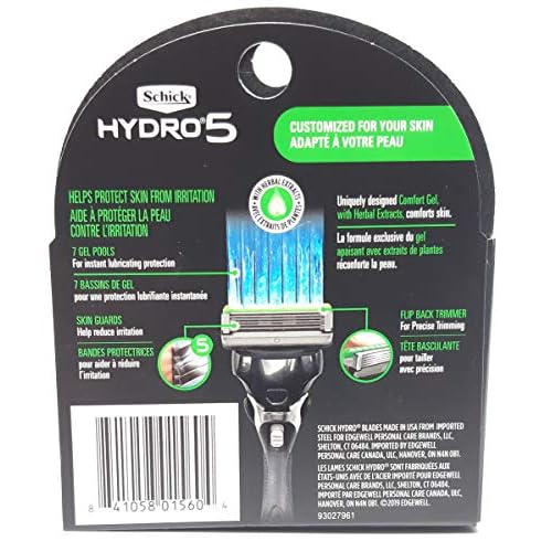 SCHICK HYDRO 5 4CT REFILL SENSITIVE - Pack of 3