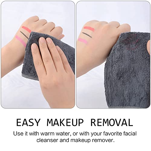 20-Pack Microfiber Facial Cloths 12x12 Inches Fast Drying Reusable Washcloths - Grey