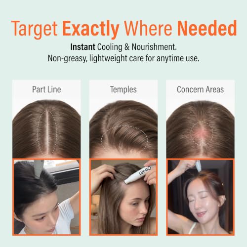 Scalp Serum for Thicker Hair & Healthy Scalp - Portable Roll-On, Non-Greasy, Sulfate-Free