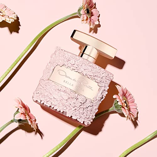 Oscar de la Renta Bella Rosa EDP Perfume for Women 1.7 Fl Oz - Floral Woody Musk Fragrance