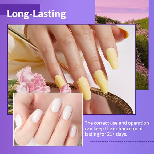 JODSONE Gel Nail Polish Kit with UV Light Set-08, 55 Colors & Top Coats