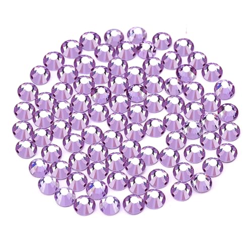 Novani Lavender Rhinestones SS20 1440pcs Glass Flatback Crystals for Crafts and DIY