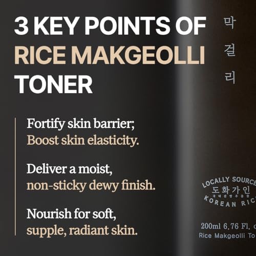 Hydrating Rice Toner for Skin Brightening & Moisture - 200ml