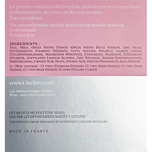 T. LeClerc Poudre Compacte Dermophile Pressed Powder Safran