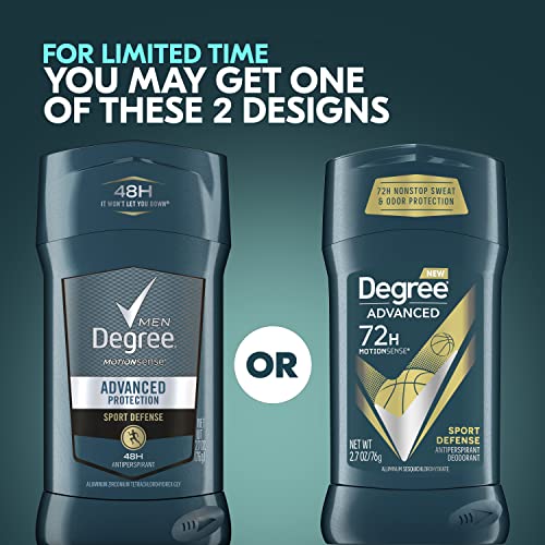 Rustic Pack of 4 Degree Advanced Sport Defense Antiperspirant Deodorant 2.7 oz