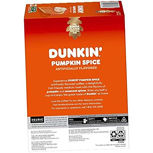 Pumpkin Spice Flavored Coffee Pods for Keurig - 88 Count