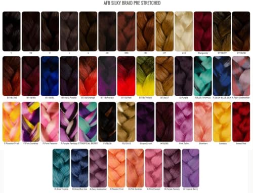 Off Black Silky Braiding Hair 24” Pre-Stretched 5 Pack - Natural Look & Easy to Install