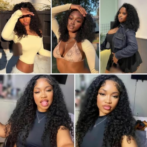 Burmese Curly Human Hair Extensions - 28-34 Inch Black Wet & Wavy Bundles 150g