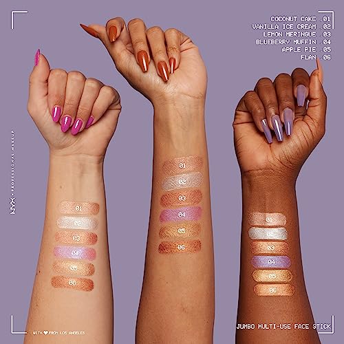 NYX PROFESSIONAL MAKEUP, Jumbo Multi-Use Face Highlighter Stick - Lemon Meringue