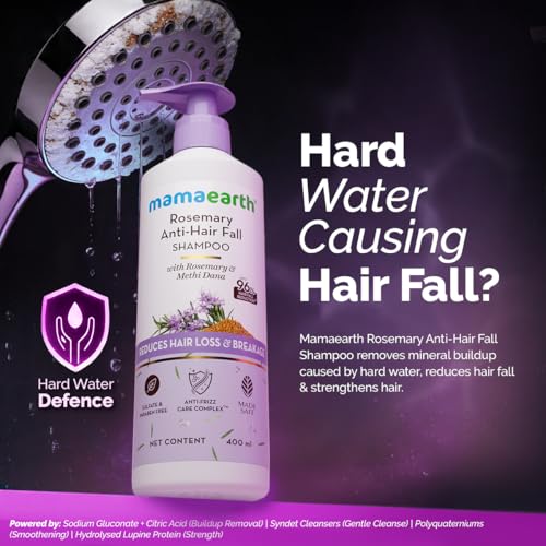 MAMAEARTH Rosemary & Methi Dana Hair Shampoo - Refreshing 400ml