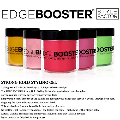 Edge Factor Edge Booster Strong Hold Styling Gel - Lemon Berry, 16.9 Fl Oz - Variation of THIS listing