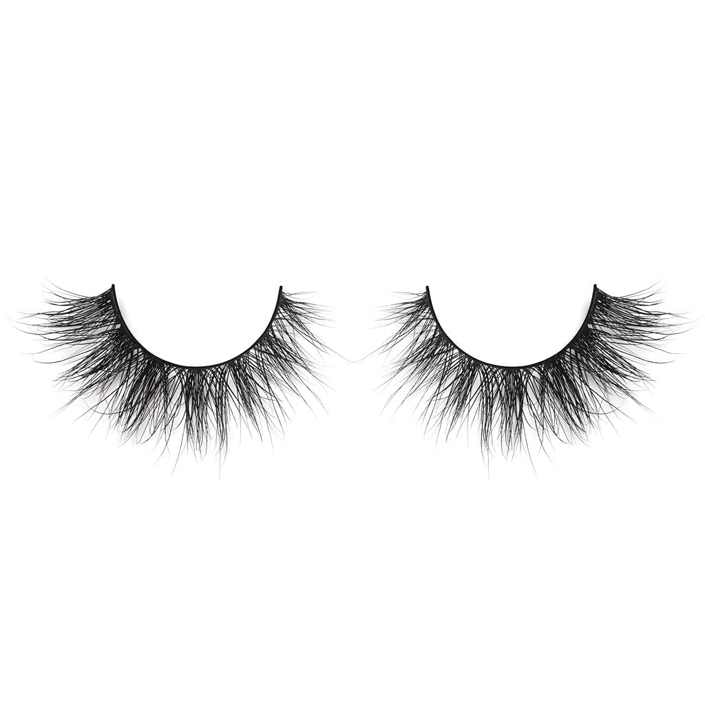 Miami Flare 3D Mink Lashes by Lilly Lashes | Reusable Wispy & Fluffy Strip Eyelashes