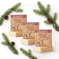 Legend's Creek Farm Goat Milk Soap - Cleansing Moisturizing Bar for Hands and Body - 5 Oz Creamy Lather, Nourishing, Gentle Natural Soap for Sensitive Skin (Sandalwood Patchouli, Pack of 3)