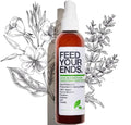 Organic Leave-In Hair Conditioner Spray - Heat Protectant & Detangler, 8oz - Vegan & Color Safe