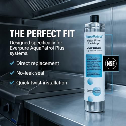 Water Filter Cartridge for Scotsman AquaPatrol Plus Ice Machines - Pack of 1