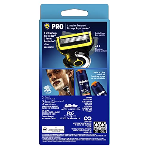 Gillette ProGlide Shield Men¡¯s Razor Handle + 1 Blade Refill, Shields Against Skin Irritation (Packaging May Vary) (Pack of 2)