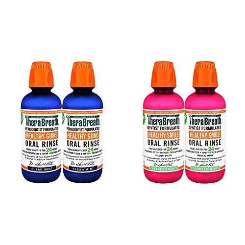 Dental Mouthwash for Healthy Gums and Fresh Breath 16oz Pack of 2