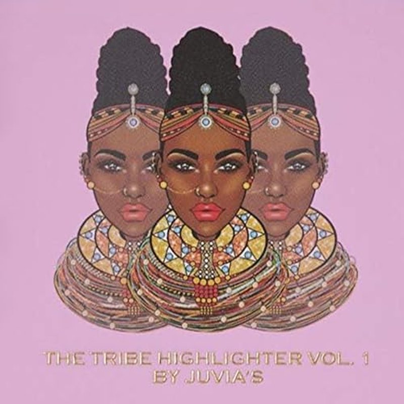 Juvia's Place - Tribe Highlighter Vol. 1 - Glow Highlighter Face Makeup Powder - Shimmering Glow Finish perfect for cheekbones, Radiant Mineral Shimmer, Illuminating Powder