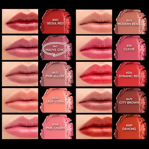 Lipstick - Seoul-Inspired Long-Lasting Lip Color in #301 Seoul Red - 0.12 oz - Variation of THIS listing