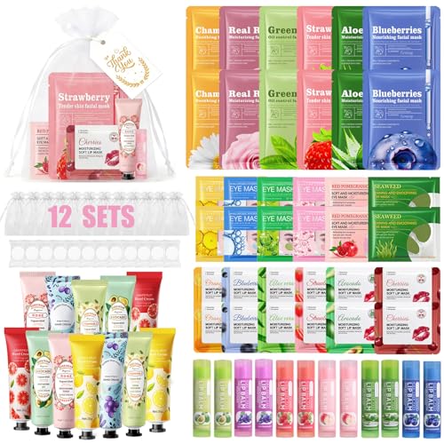 Spa Party Gift Set - 96 Pcs Self-Care Favors for Women, Bridal & Baby Showers