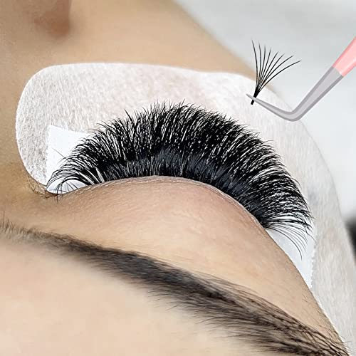 Fiber Tip Lash Tweezers for Eyelash Extensions, Professional 90 Degree Tweezers for Lash Extension Suppliers, Best Pink Tweezers Precision Tool Set(90 Degree Classic)