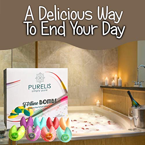 24-Piece Bath Bomb Gift Set with Fortune Messages for Women & Kids