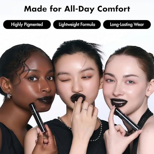 Black Lip Set - Gloss, Matte, Lip Liner - Limited Edition K-Beauty Collection