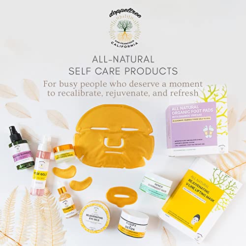 Hydrogel Facial Masks with 24K Gold Collagen Vitamin C - Anti-Aging Skin Care