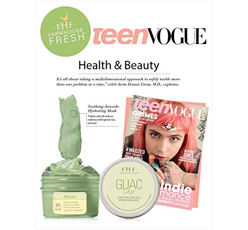 Avocado Hydrating Face Mask with Pomegranate & Green Tea - 3.2 Fl Oz - FarmHouse Fresh