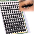 Manga Lash Clusters Spikes Lash Extension Wispy Cluster Eyelash Extensions D-curly Volume DIY Lash Extension Anime Eyelash Clusters 10-18MM Spiky Individual Lashes by Newcally