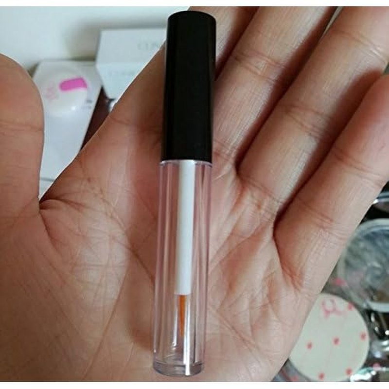 4 PCS Empty Plastic Eyeliner Tube Container Refillable Eyelash Growth Oil,Mascara, Eye Gloss Liquid Tube Bottle, 5 ML