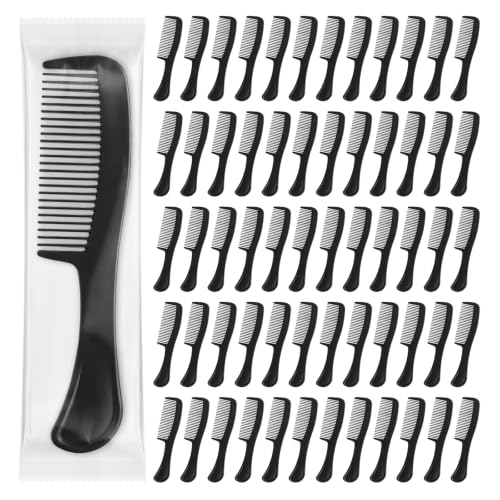 Pack of 200 Disposable Hair Combs Bulk Individually Wrapped for Hair Styling & Care