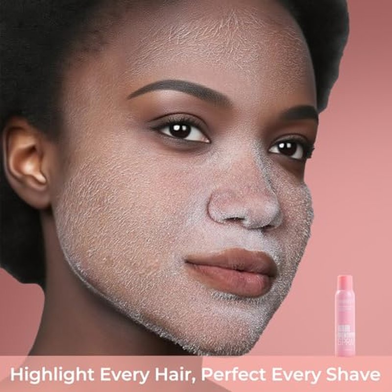 Hair Identifier Spray for Face Shaving,Facial Dermaplane Spray for Smooth Skin&Flawless Makeup-prep,Botanical Extracts,All Skin Types,Gifts for Women,2pcs
