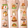 Half Arm Sleeve Temporary Tattoos For Women, Flower Watercolor Animal Temp Halloween Fake Tattoo Stickers Adults That Look Real for BBQ Pool Beach Party