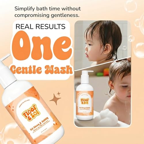Baby Tear-Free Shampoo & Body Wash 10 Oz - Gentle Sensitive Skin