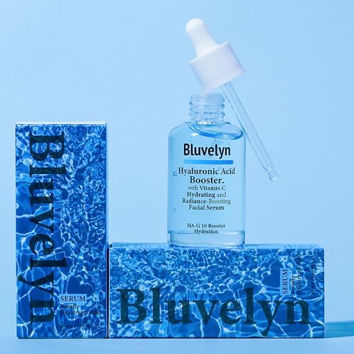 10-Layer Hyaluronic Acid Booster Serum ? 100,000ppm High Concentration with Vitamin C ? Deep Hydration & Brightening for All Skin Types, (50ml /1.69 fl.oz)