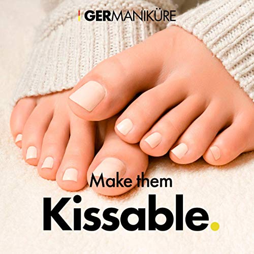 Germanikure Crystal Glass Foot File with Leather Sleeve - Pedicure Tool